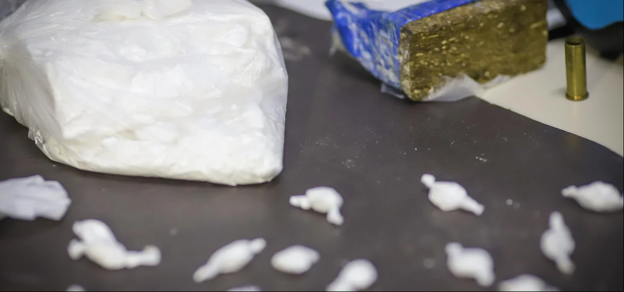 Grande quantidade de cocaína foi apreendida