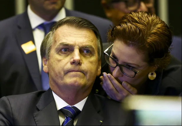 Jair Bolsonaro e Carla Zambelli