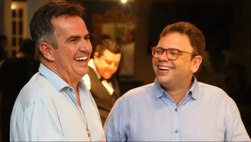 Ciro Nogueira e Aluísio Sampaio, secretário municipal de Meio Ambiente
