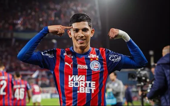 Erick Pulga comemora gol na Libertadores