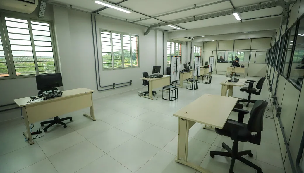 Espaços do novo Instituto de Identificação
