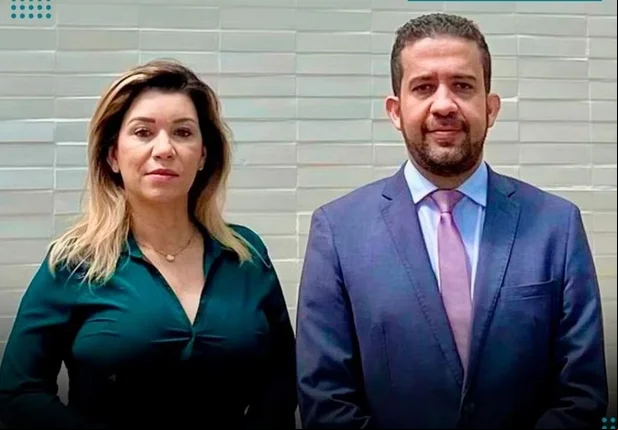 Janones e Leandra Guedes