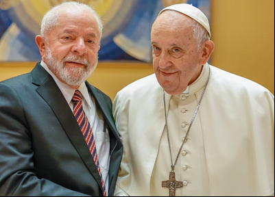 Lula lamenta morte do Papa Francisco e decreta luto oficial de sete dias