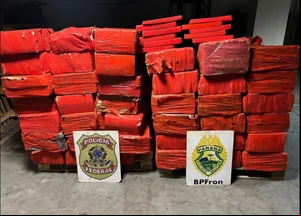 Maconha apreendida pela PF no Paraná