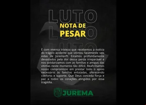 Nota de pesar da Prefeitura de Jurema
