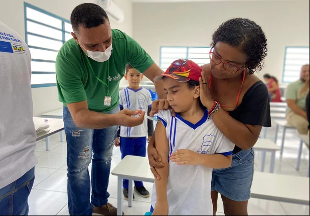 Piauí atinge meta de cobertura vacinal em crianças menores de 4 anos