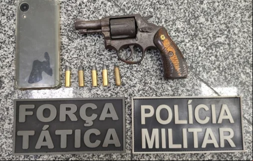 Armas apreendidas pela Polícia Militar do Piauí