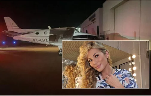 Avião com apresentadora Lívia Andrade faz pouso de emergência em SP