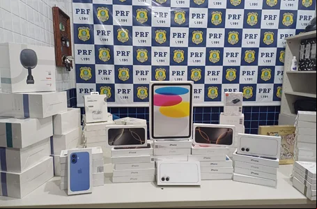 Carga de iPhones apreendida