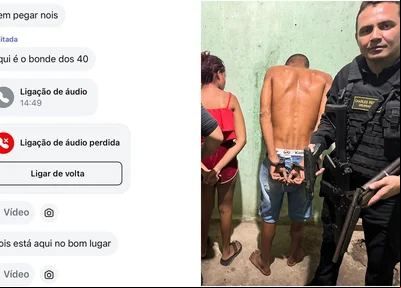 Casal preso após ameaça ao delegado Charles Pessoa, em Floriano