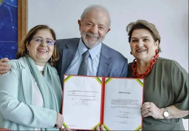 Cida Gonçalves, Lula e Márcia Lopes