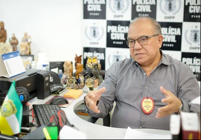 Delegado Francisco Costa, o Barêtta, diretor do DHPP
