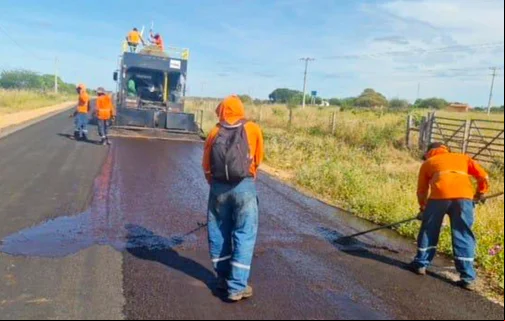 DER avança com obras na rodovia PI-243