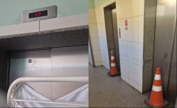 Elevadores do HUT interditados