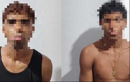I.V.B., de 28 anos e seu comparsa