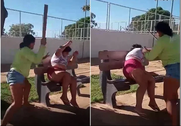 Ivone foi presa por agredir mulher a pauladas