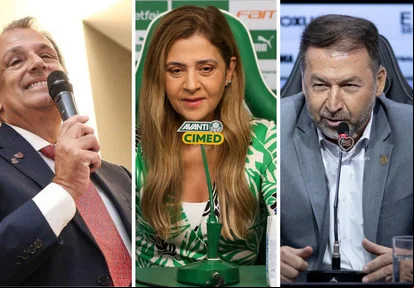 Luiz Eduardo Baptista, Leila Pereira e Augusto Melo