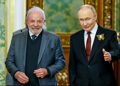 Lula e Vladimir Putin