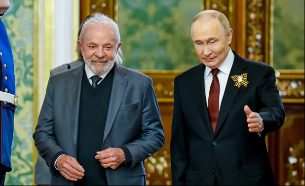 Lula e Vladimir Putin