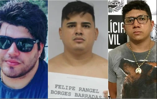 Pedro Veloso Nogueira Neto, Felipe Rangel Borges Barradas e Antônio Sousa da Silva