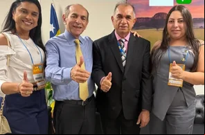 Prefeito de Pau D'Arco do Piauí  na Marcha dos Prefeitos
