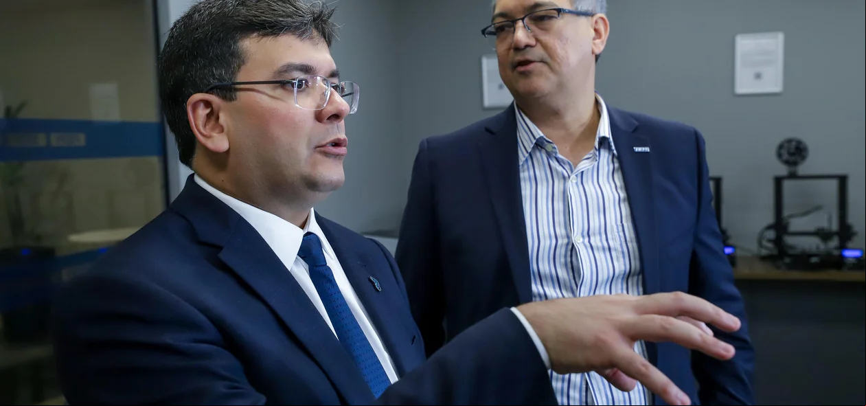 Rafael Fonteles em reunião com empresários