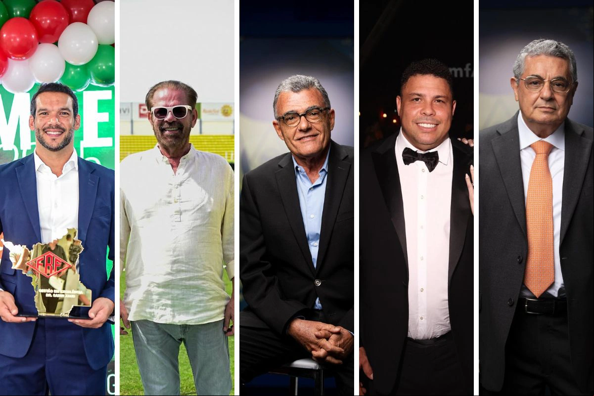 Samir Xaud, Reinaldo Carneiro Bastos, Ronaldo Nazário, Fernando Sarney e Rubens Lopes