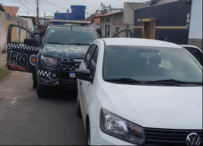 Veículo recuperado pela PM