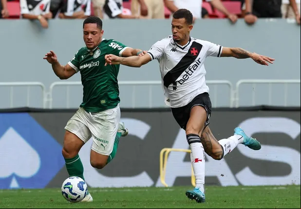 Vitor Roque foi o autor do gol do Palmeiras na vitória sobre o Vasco