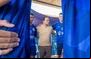 Prefeito Pedro Gomes presenciou a vitória em quadra