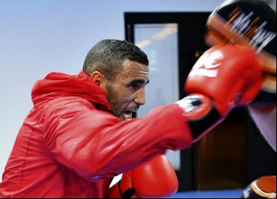 Boxeador Hassan Saada