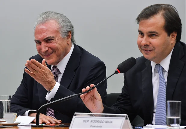 Michel Temer e Rodrigo Maia