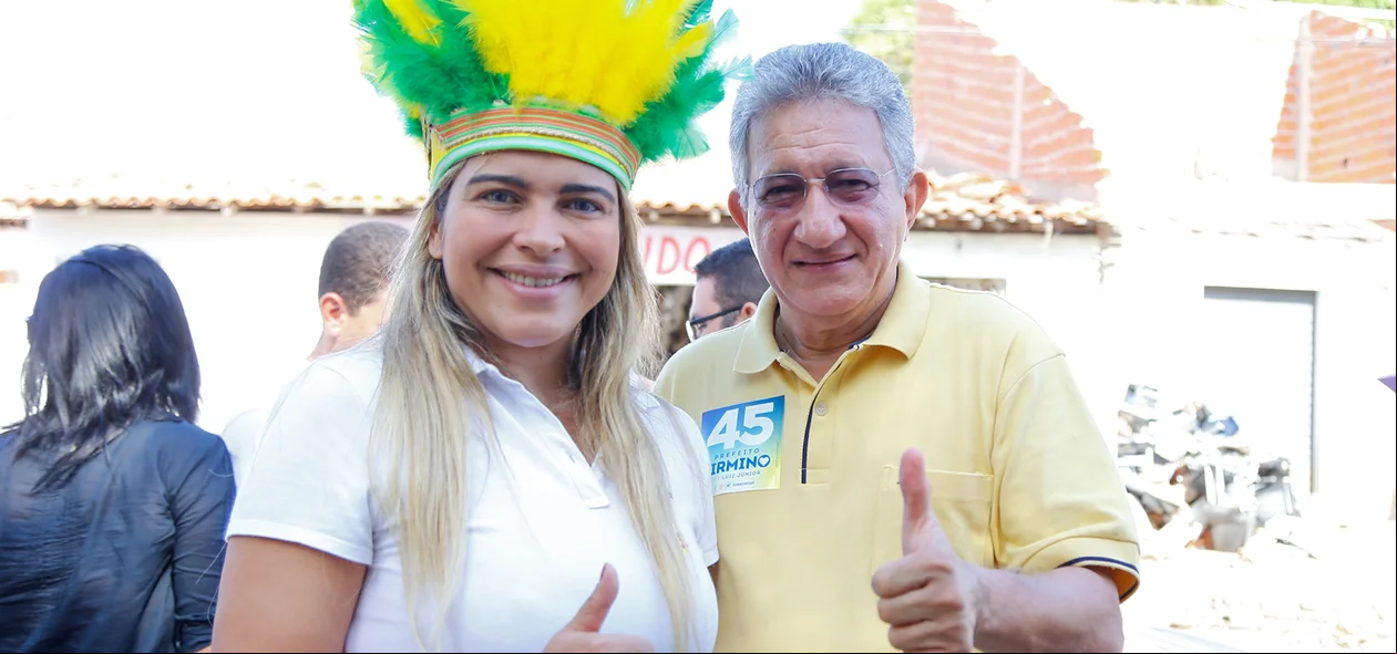 Luiz Júnior na caminhada no mocambinho 