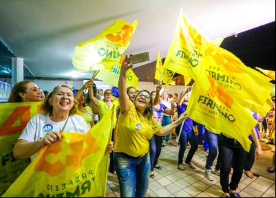 Comemoração na sede do PMDB