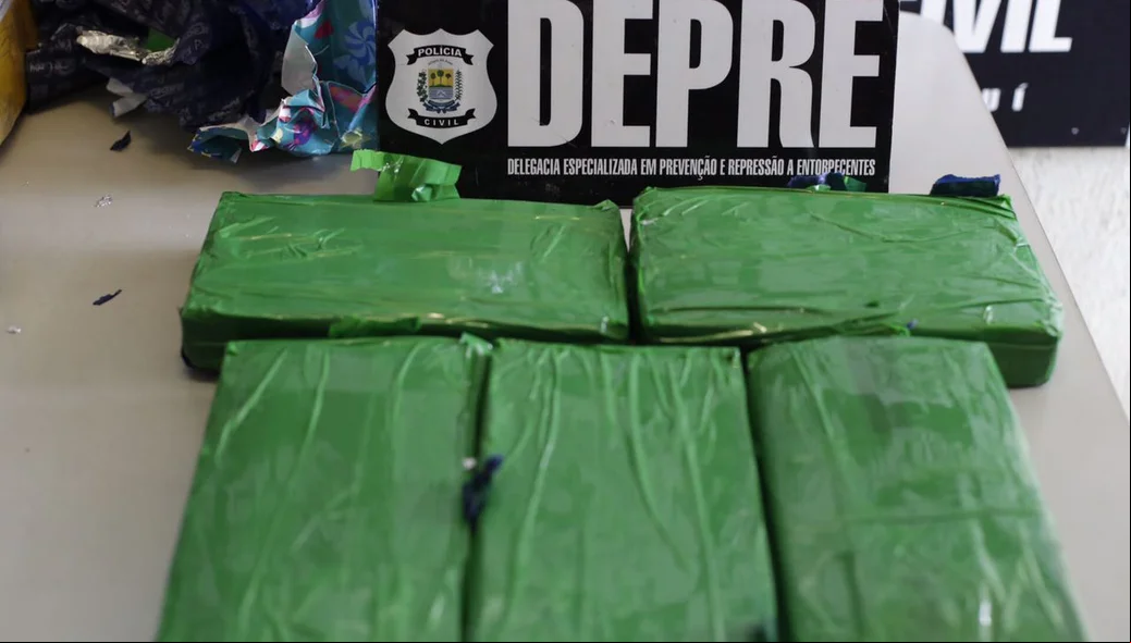 Apreensão feita pela Depre