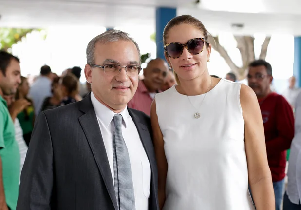 Firmino Filho e sua esposa Lucy Silveira