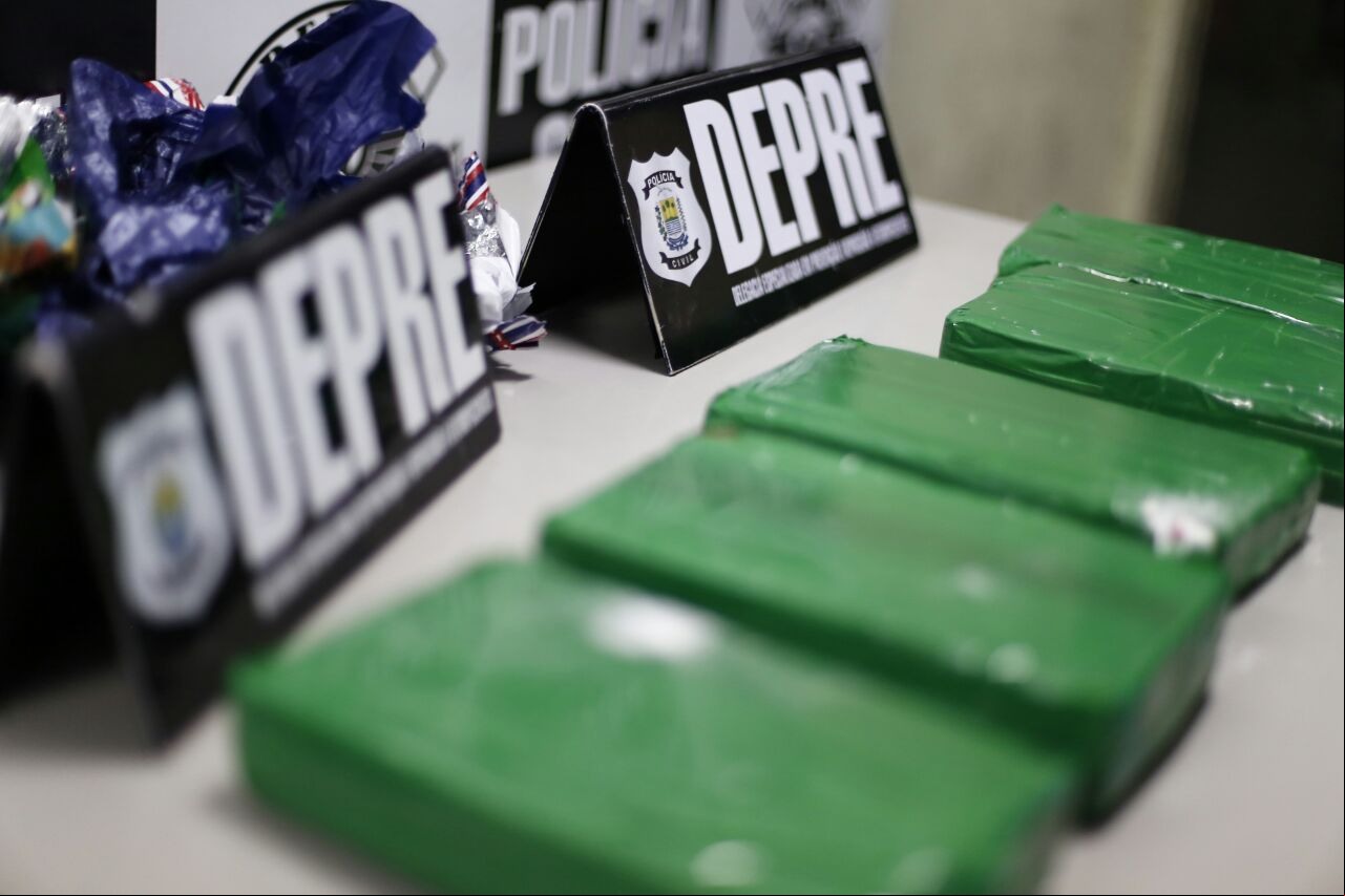 Cocaína chegou pelos correios