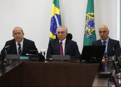 Temer se reúne com autoridades de segurança