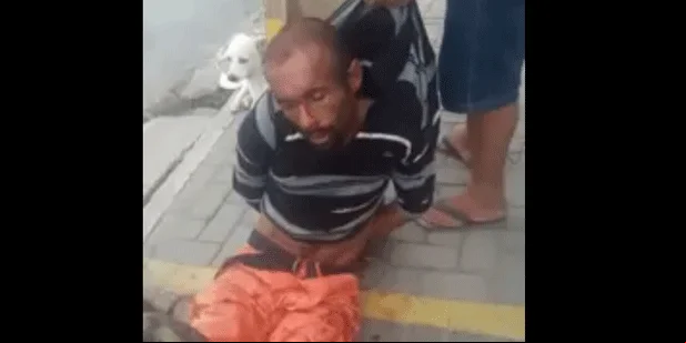 Bandido sofre tentativa de linchamento