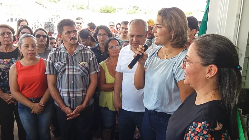 Secretária Janaína Marques participou da solenidade