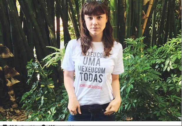 Alice Wegmann sai em defesa da figurinista da TV Globo