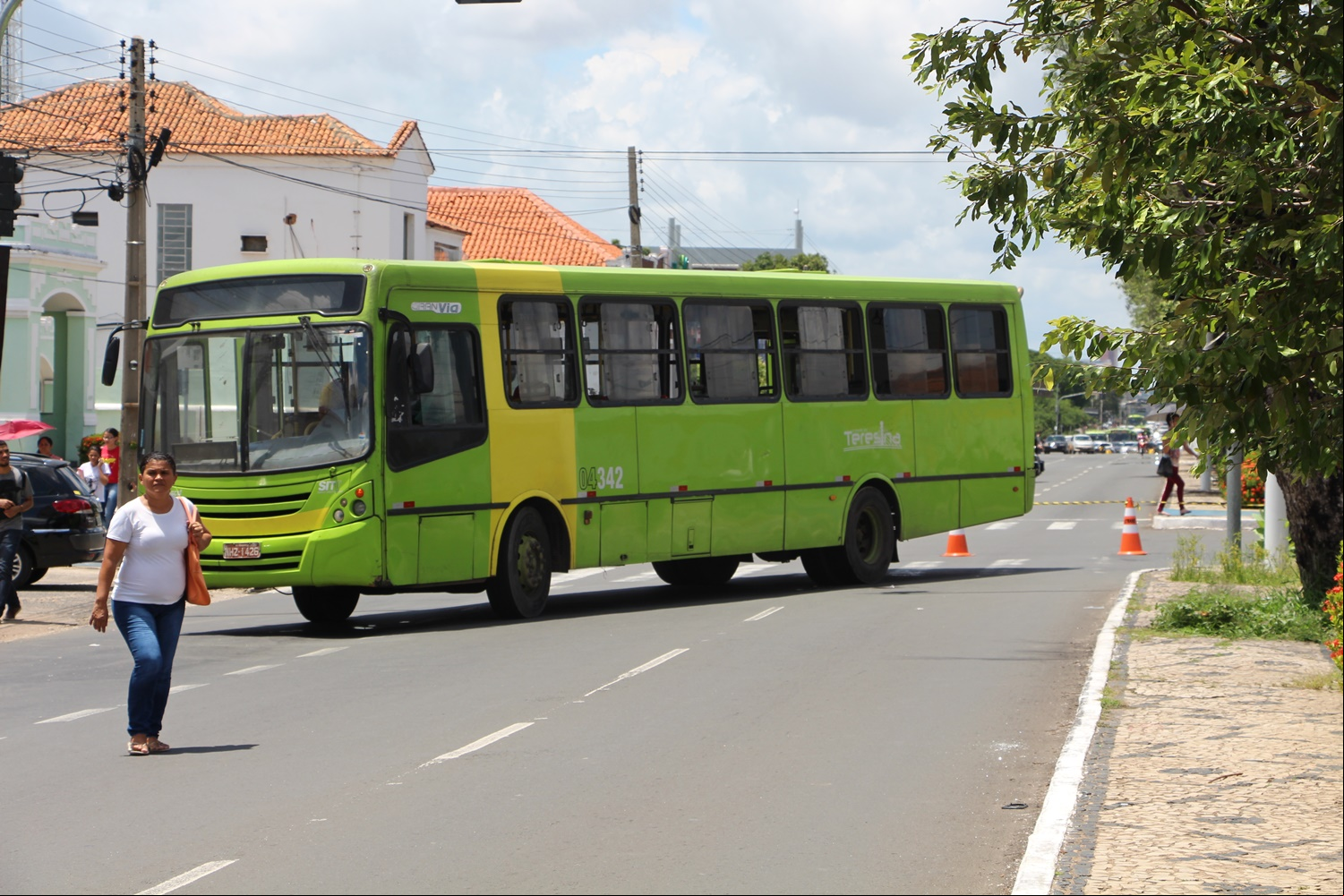 Ônibus envolvido no acidente 