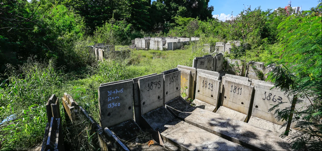 Material para construção da galeria 