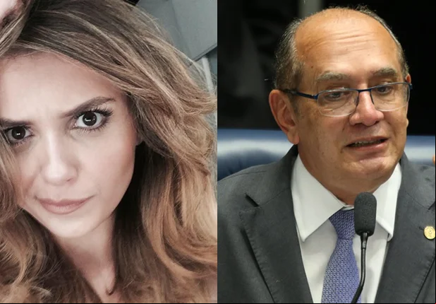 Monica Iozzi e Gilmar Mendes