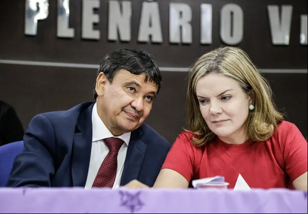Governador Wellington Dias e Senadora Gleisi Hoffmann  