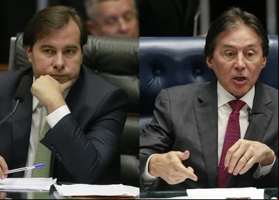 Rodrigo Maia e Eunício Oliveira