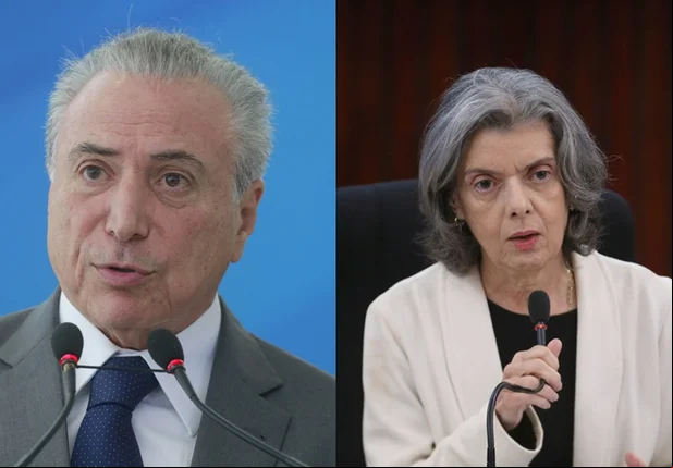 Presidente Michel Temer e ministra Cármen Lúcia