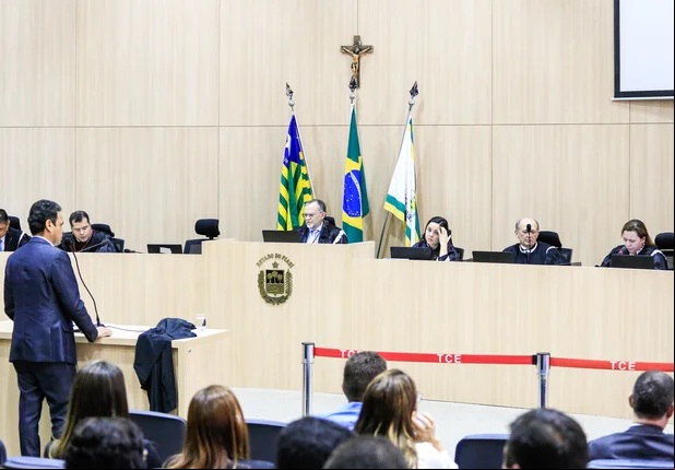 Gil Carlos durante seu pronunciamento