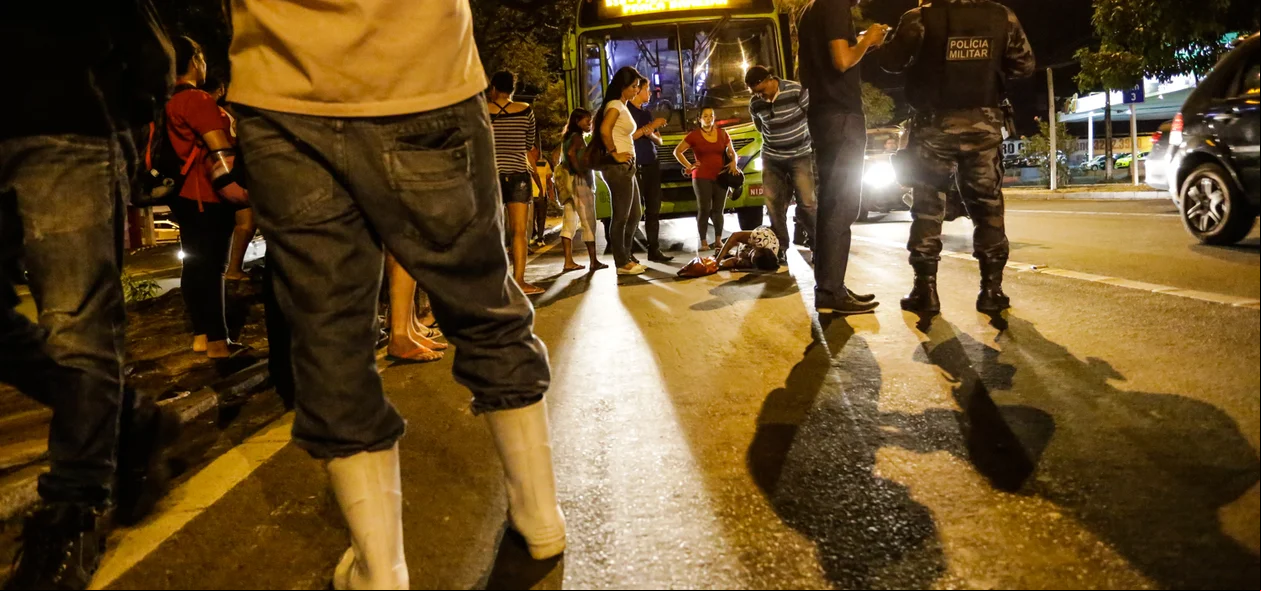 Polícia Militar esteve no local 