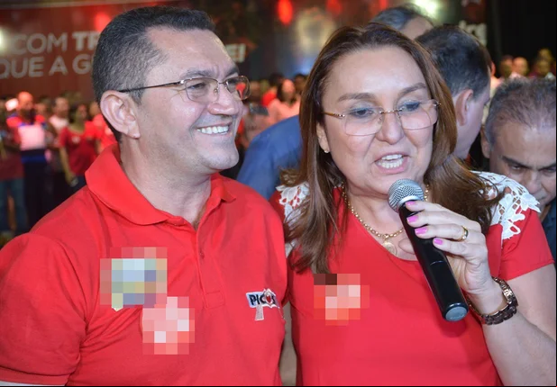 Padre Walmir e Flora Izabel